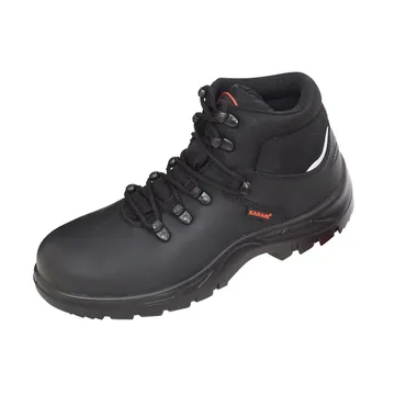 Karam FS231 High Ankle Grain Leather Safety Shoes, Netlon Lining