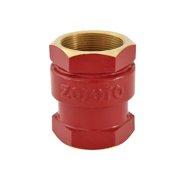Zoloto Bronze Vertical Check Valve, Spring Loaded, Screwed (1009)