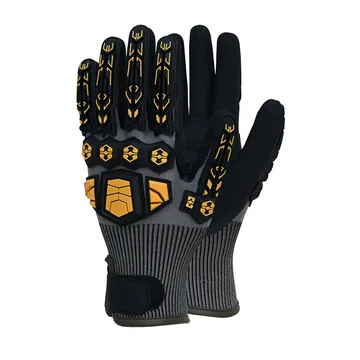 Karam HPPE and Glass Gloves with Sandy Nitrile Palm and TPR Guards