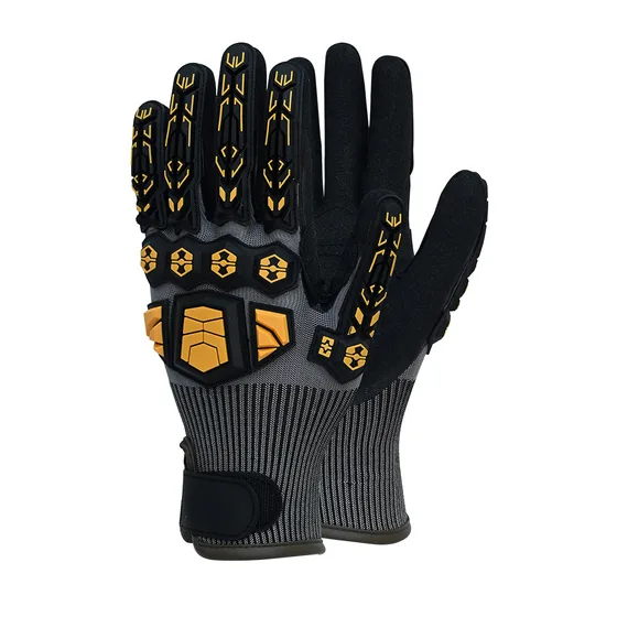 Karam HPPE and Glass Gloves with Sandy Nitrile Palm and TPR Guards