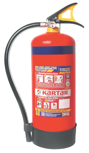 Kartar Valves BC Powder Fire Extinguisher, 4 kg to 9 kg
