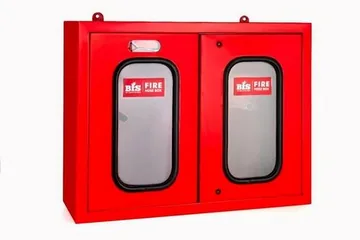 Balaji Fire Safety Fire Hose Box, Double Door, Mild Steel