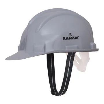 Karam Safety Helmet with Peak, Triple Corrugated Shell (IS 2925)