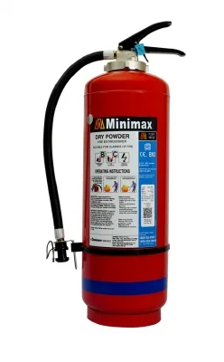 Minimax BC Powder Fire Extinguisher, Gas Cartridge