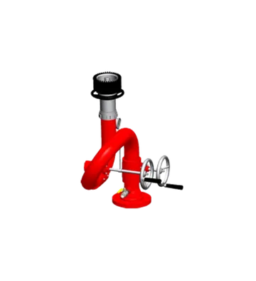 Aaag Water Monitor, Carbon Steel, Swivel Type, 2580 and 3500 LPM (M 75G, M 100G)