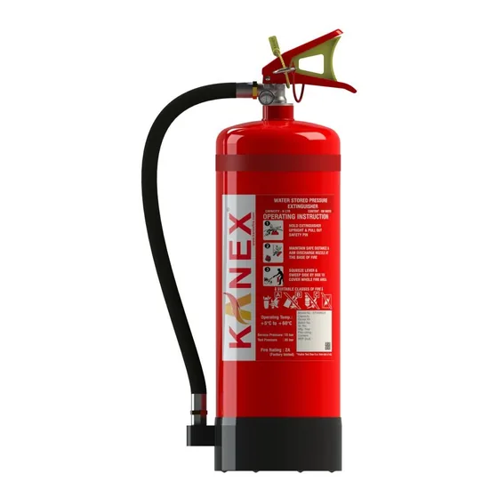 Kanex Water Fire Extinguisher, Stored Pressure (RQ series, 6 and 9 Ltr)