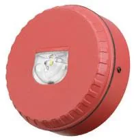 Bosch SOL-LX-W-RF-R-S LX Conventional Wall Beacon, Shallow, Red Flash