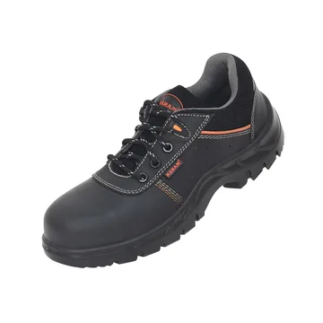 Karam FS226 Black Grain Leather Safety Shoes, Composite Toe