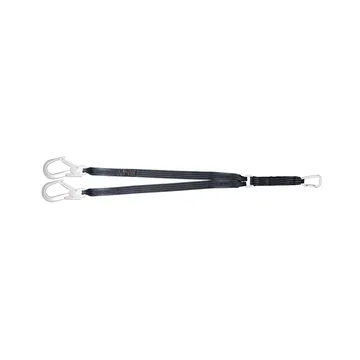 Karam Nospark Antistatic Energy Absorbing Twin Leg Lanyard, 44 mm Webbing