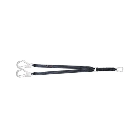Karam Nospark Antistatic Energy Absorbing Twin Leg Lanyard, 44 mm Webbing