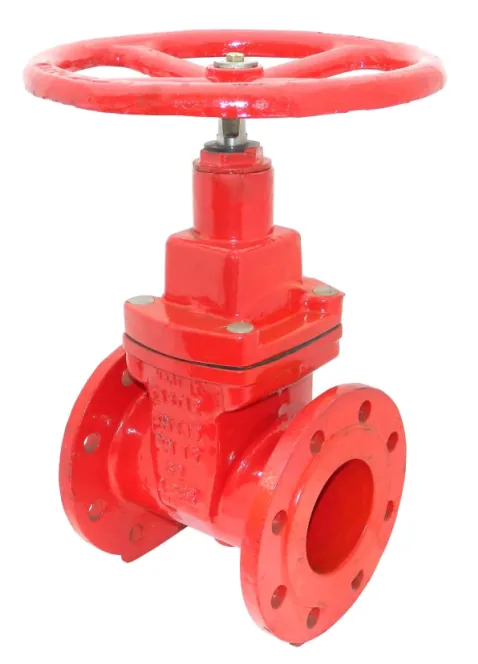 Kartar Valves Red DI Resilient Seated Gate Valve, Non Rising, PN16 (K-933)