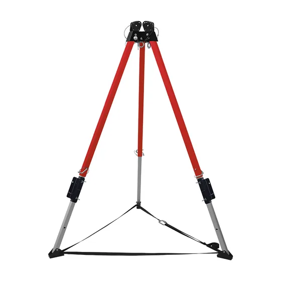 Karam Confined Space Tripod with Dual Pulley Head