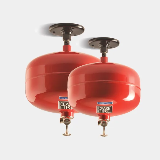 Ceasefire Automatic Fire Extinguisher, ABC Powder MAP 90, Ceiling Mounted