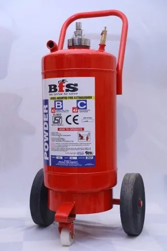 Balaji Fire Safety ABC Fire Extinguisher, Trolley Mounted, 25 kg and 50 kg