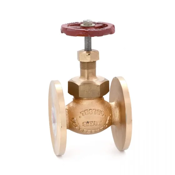 Sant Valves SBM-15 Bronze Union Bonnet Globe Valve, PN 25, Flanged