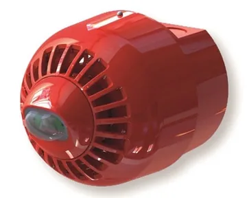 Apollo Conventional Open-Area Sounder VAD Cat. W, Red Body, White Flash (W-3.1-11.3)