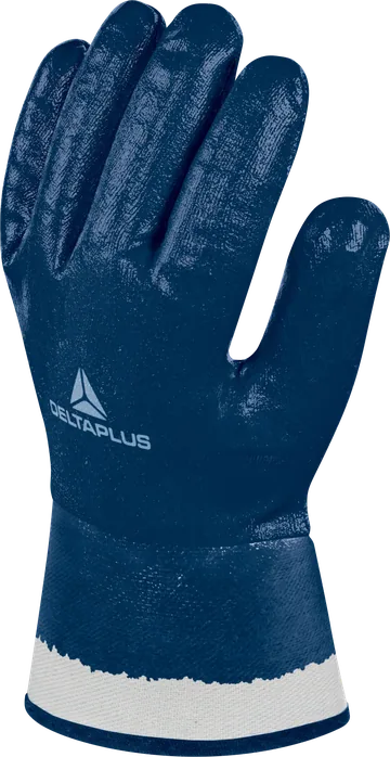 Delta Plus NI175 Nitrile Gloves, Safety Cuff, Fully Coated