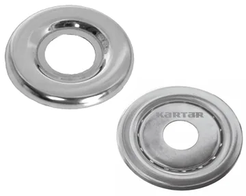 Kartar Valves Sprinkler Rosette Plate, Fixed (K908 FR) or Adjustable (K908 AR)
