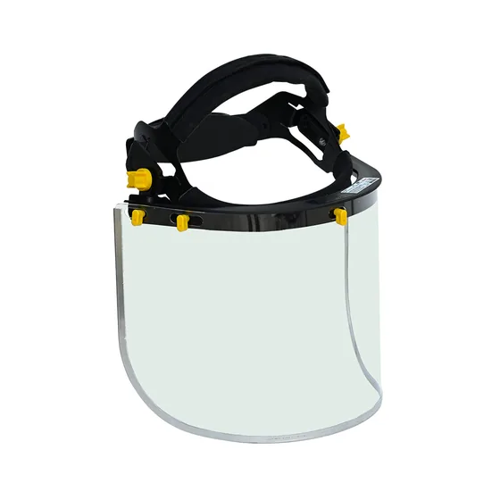 Karam ES52 Clear Face Shield with Ratchet Headgear