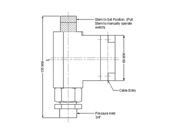 Honeywell Manifold Discharge Pressure Switch