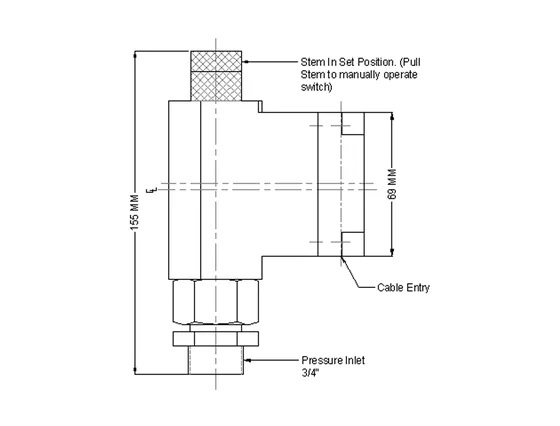 Honeywell Manifold Discharge Pressure Switch