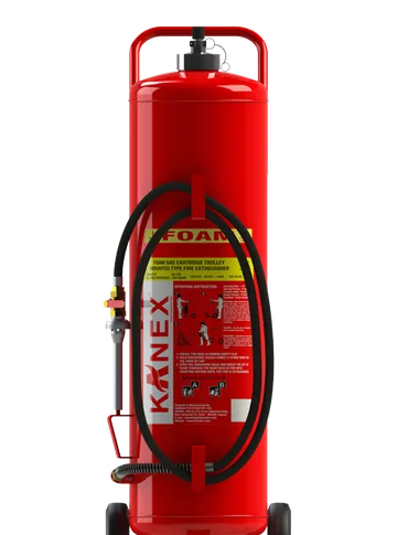 Kanex AR-AFFF Foam Trolley Mounted Fire Extinguisher, Cartridge Operated (45 and 60 Ltr)