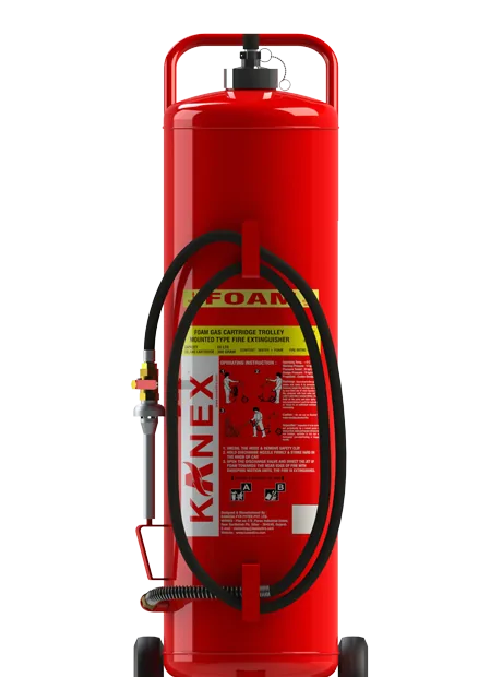 Kanex AR-AFFF Foam Trolley Mounted Fire Extinguisher, Cartridge Operated (45 and 60 Ltr)