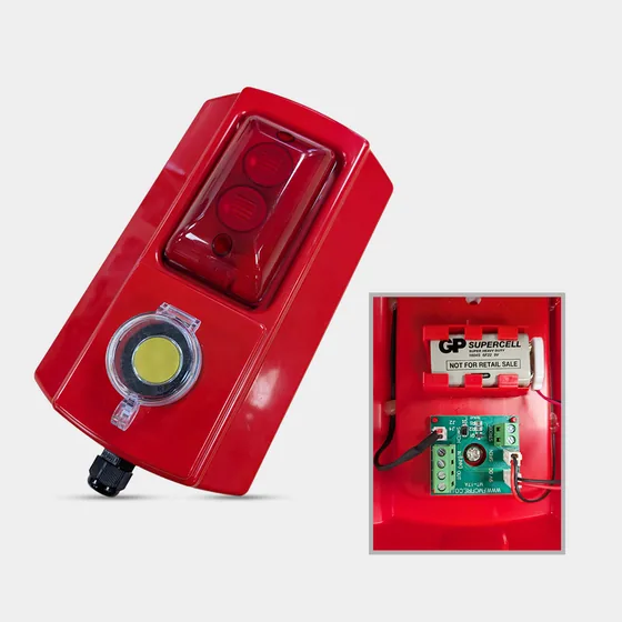 Ceasefire Sounder Beacon for Pressure Switch Compatible Systems