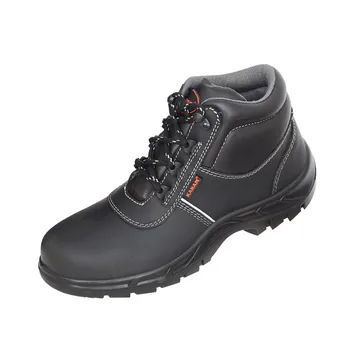 Karam FS232 High Ankle Grain Leather Safety Shoes, Steel Toe