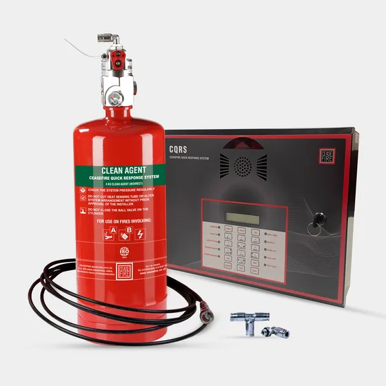 Ceasefire In-Panel Tube Suppression, HFC 236fa, Indirect Low Pressure