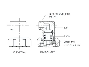 Honeywell Pressure Operated Control Head (Pneumatic Actuator)
