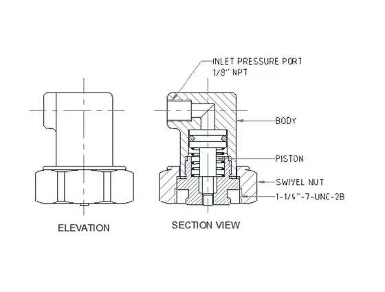 Honeywell Pressure Operated Control Head (Pneumatic Actuator)