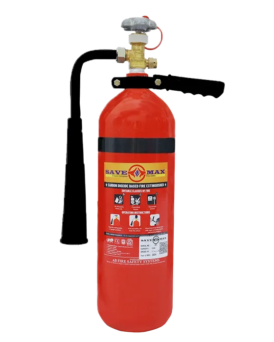 Savemax CO2 Portable Fire Extinguisher, High Pressure, 2 to 4.5 Kg