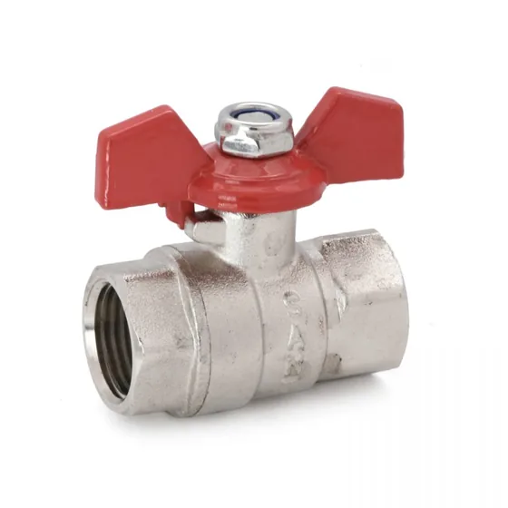 Sant Valves FBV3 Forged Brass Ball Valve, T Handle, Full Bore, PN-25