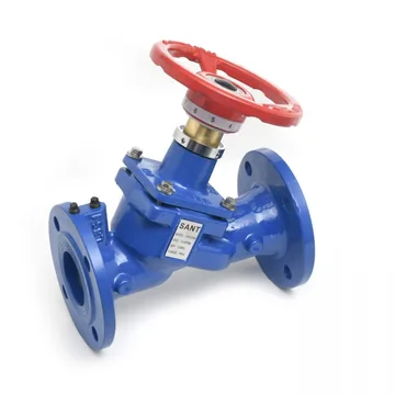 Sant Valves CIBV Ductile Iron Balancing Valve, Double Regulating, Flanged