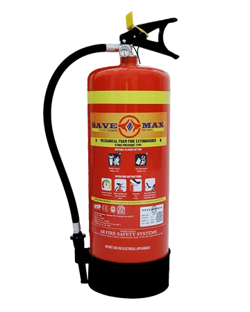Savemax Mechanical Foam (AFFF) Fire Extinguisher, Stored Pressure, 9 Litre