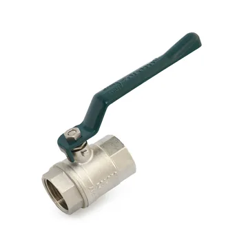 Zoloto Forged Brass Ball Valve, Chrome Finish, Screwed (1008B)