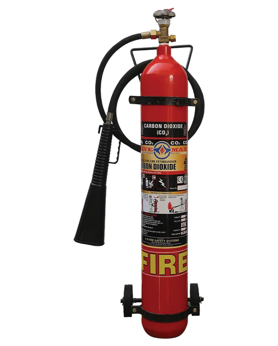 Savemax CO2 Trolley Type Fire Extinguisher, 6.5 Kg and 9 Kg