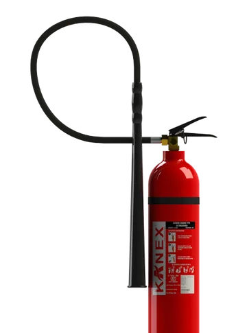 Kanex CO2 Fire Extinguisher, Aluminium Body Stored Pressure (HQ series)