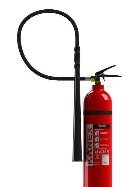 Kanex CO2 Fire Extinguisher, Aluminium Body Stored Pressure (HQ series)