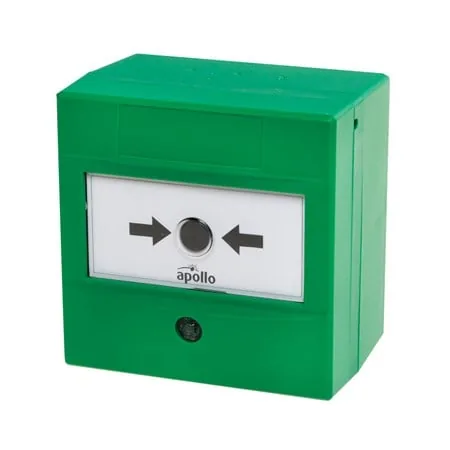 Apollo Intelligent Manual Call Point, Green (Door Release)