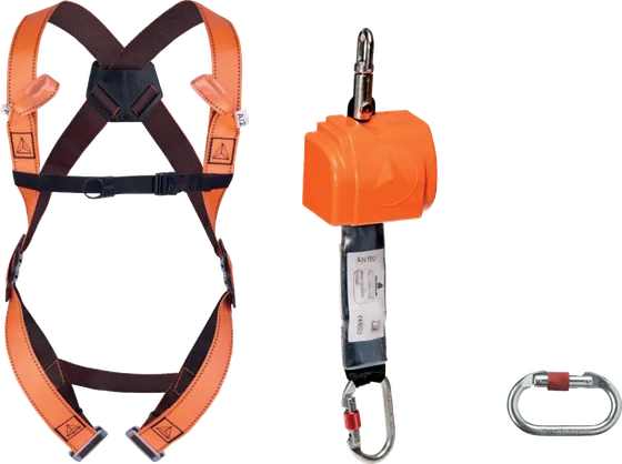 Delta Plus ELARA140 Vertical Fall Arrest Kit with 2.50 m Retractable