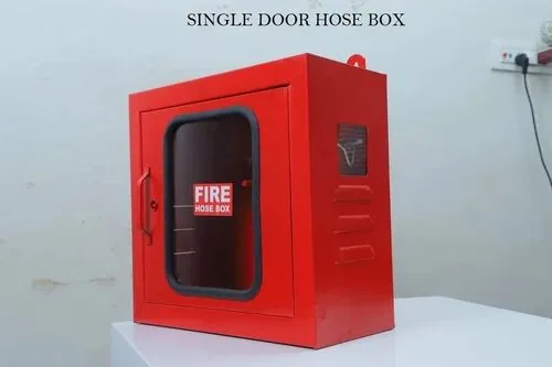 Balaji Fire Safety Fire Hose Box, Single Door, Mild Steel