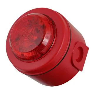 Bosch FNM-320LED-SRD Conventional Sounder with LED, Surface-Mount, Red