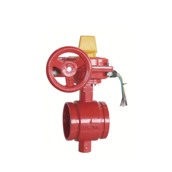 Sant Valves XD381X Grooved Butterfly Valve with Tamper Switch