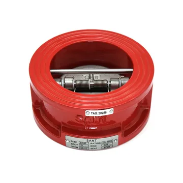 Sant Valves DP2 Dual Plate Wafer Check Valve, Ductile Iron, PN-25