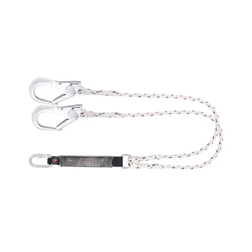 Karam Twin Leg Energy Absorbing Lanyard, Twisted Rope
