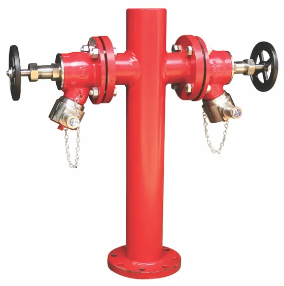 Kartar Valves MS Fabricated Stand Post for Two Landing Valves (K919)