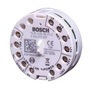 Bosch FLM-420-RLV1-E Low-Voltage Relay Interface Module, 1 Relay, Built-in