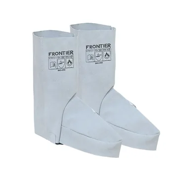 Karam Frontier Split Leather Leg Guard, 12 Inch